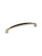 Domoletti Möbelgriff aus Metallisch & Hölzernes Matt Nickel 106mm (Lochabstände 106mm)