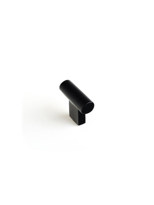 Domoletti Möbelgriff aus Metallisch Schwarz Durchmesser 36mm