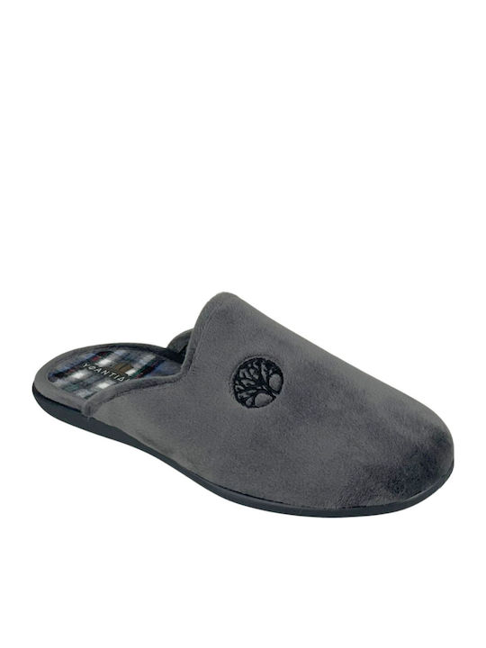 Yfantidis Herren Hausschuhe Grau