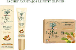 Le Petit Olivier Argan Beauty Set Eye & Lip Contour Cream 15ml + Solid Soap 100g