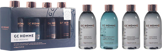 Set Luxury Bathing Company Gc Homme Relaxează și Ameliorează Tensiunea Gel de Duș 150 Ml + Gc Homme Gel de Duș și Șampon 2 în 1 Citrice și Aromatice 150 Ml + Gc Homme Gel de Duș Curățare și Revigorare Pentru Toate Tipurile de Piele 2 Buc 150 Ml