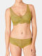 Beauty Full Darling Olive Green - Neon Green Bras without Padding Underwire