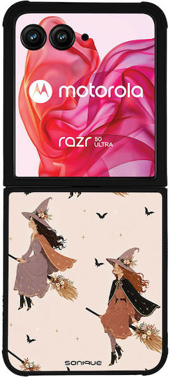 Husă Sonique Cozy Season Series Motorola Razr 50 Ultra Witches In Flight