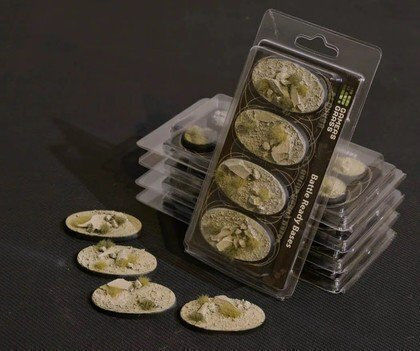 Gamers Grass Gamers Grass Bases Oval Arid Steppe 60 Mm 4 Pcs