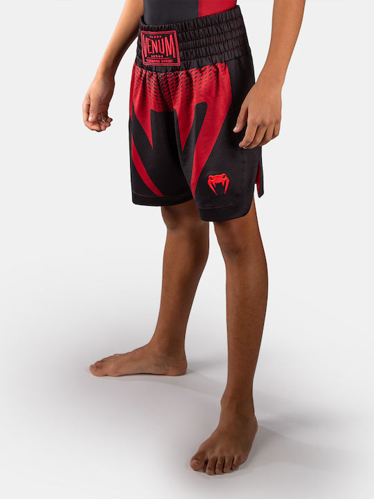 Kids Boxing Shorts Venum Attack Black Red