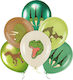 Latex Luftballons 30 cm Dinosaurier Verpackung 6 Stück