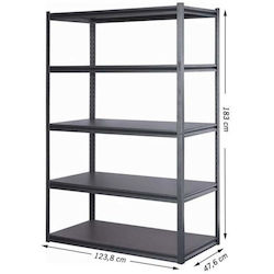 Stabilus Рафтове Дексион 123x47x183см с 5 Брой Рафтa Обща Товароносимост 1800kg Stabilus Рафтове Дексион 123x47x183см с 5 Брой Рафтa Обща Товароносимост 1800kg