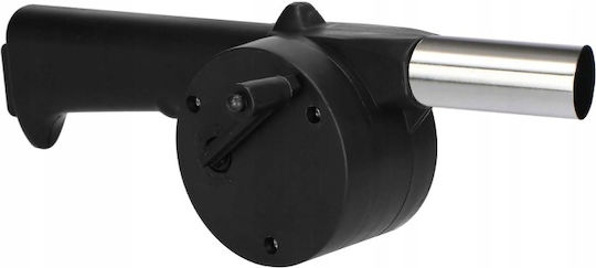 Manual Blower Lighting Grill Fire Fireplace Crank 25 Cm Black