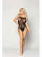 Ophelia's Dream Lingerie Teddy Negru 107173blk