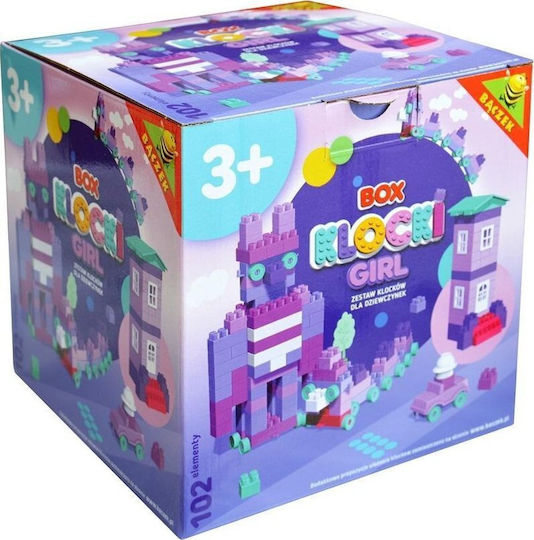 Bączek Educational Building Blocks for 3+ Years 102 Pieces