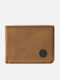 Leather Men's Wallet with RFID Tabac Brown