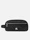 Karl Lagerfeld Herren Monogram Logo Kulturbeutel Schwarz Kl-washbag 805923-564114