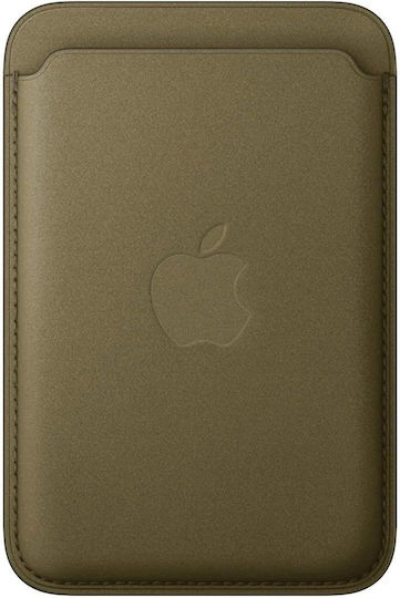 Apple MagSafe Husă pentru carduri FineWoven Wallet with MagSafe Olive Închis