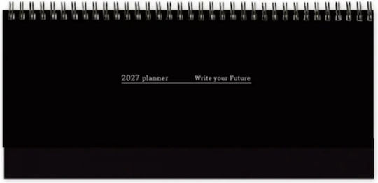 adBook Εβδομαδιαίο Planner 2027 Σπιράλ 13.5x30.5εκ.