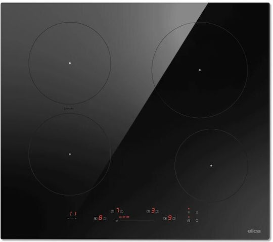 Elica Primis 604 Plus Autonomous Induction Cooktop with Hood & Lock Mode 59x52cm