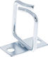 Inline Метален Организатор На Кабели Поцинкован Скоба С Отворена Дълга Страна 140x100mm