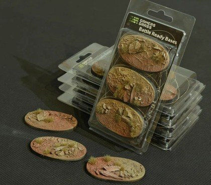 Gamers Grass Gamers Grass Bases Oval Badlands 75 Mm 3 Pcs
