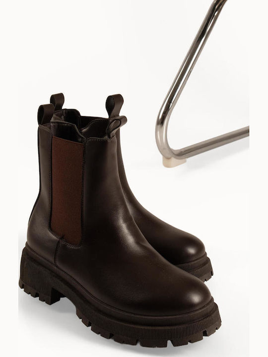 The Shoemart Stiefeletten Damen Braun
