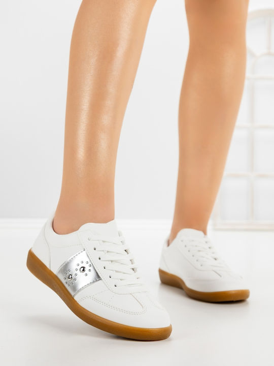 Kalapod Adidași Flatforms Pentru Femei Argintii