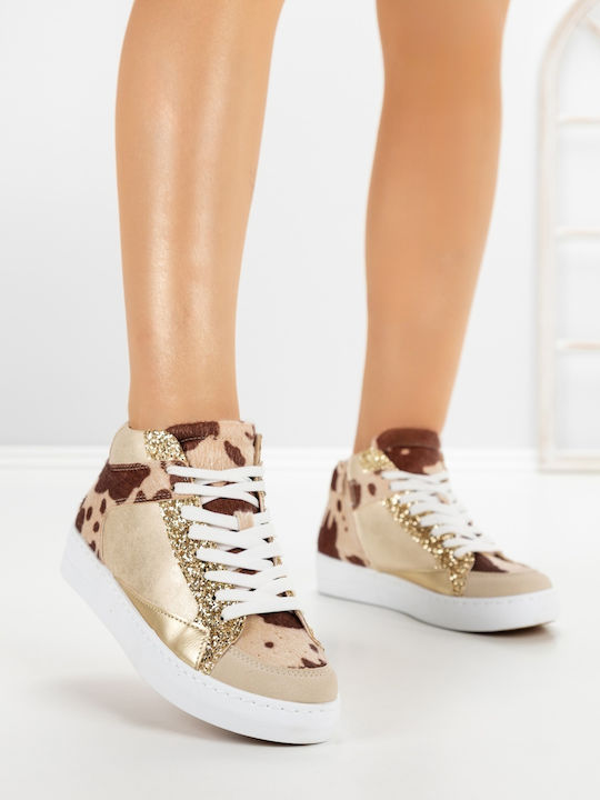 Kalapod Adidași Flatforms Pentru Femei Maro Des...