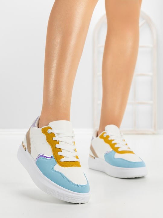 Kalapod Adidași Flatforms Pentru Femei Albastru