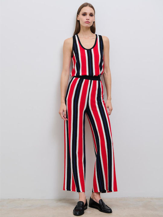 Damenhose Gestreift Rote