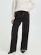 Women's Pantaloons in Loose Fit Black