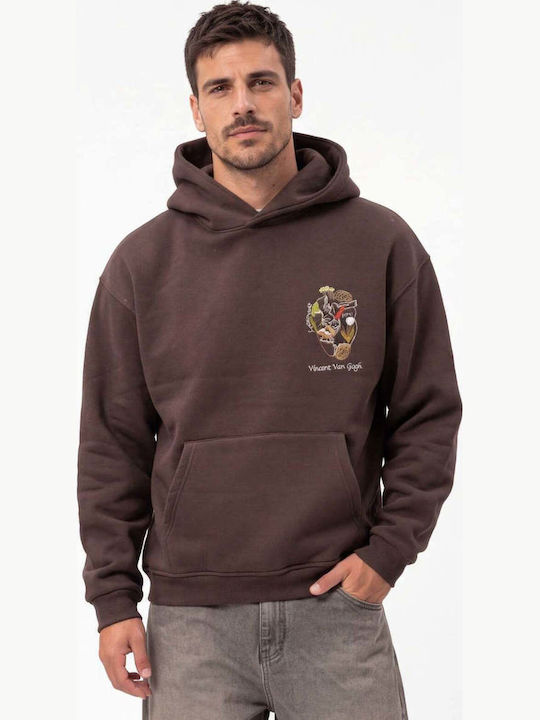 Ben Tailor Hooded Brown Sweatshirt