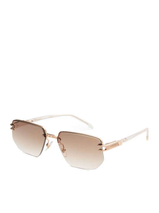 Carrera Men's Sunglasses with Gold Frame and Gr...