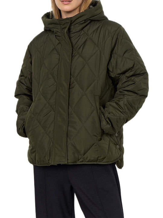 Soya Concept Women's Spring/Autumn Jacket Green
