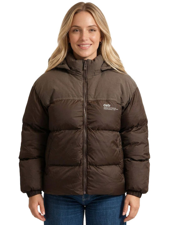 District75 Women's Jacket for Winter Brown