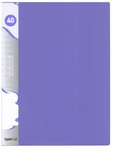 Typotrust Buch anzeigen A4 40 Stück Lila