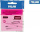 Milan Sticky Memo Pads Cube Transparent 7.6x7.6cm Set 50 Pieces