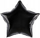 Luftballon Stern Folie Schwarzes 40cm