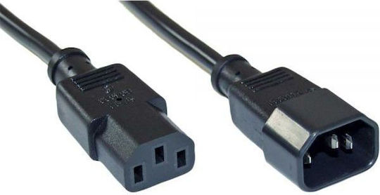 InLine IEC C13 / IEC C14 - IEC C13 / IEC C14 Cable 1.5m Μαύρο 16631A