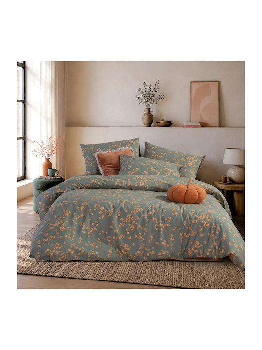 Nef-Nef Homeware Floriva Cearceaf de pat Simplu...