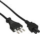 InLine IEC C5 - IEC C5 Кабел 2m Черен