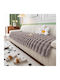 To megalo pazari Throws Set 3 pcs Fur Mocha