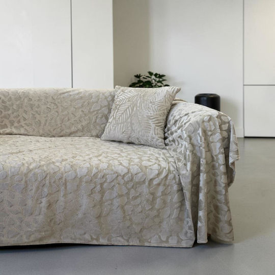 Linea Home Stone Dreisitzer-Sofa Wurf P180xM300cm Beige