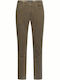 Men's Trousers Elastic Regular Fit Olive
