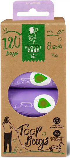 Punguțe pentru excremente Perfect Care Eco Lavandă 8x15 buc