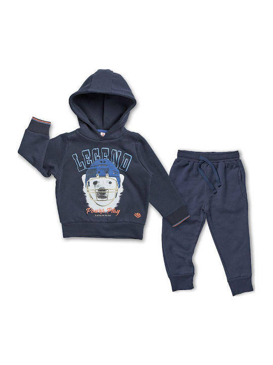 Kids Sweatpants Set Turquoise