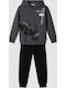 Kids Sweatpants Set Anthracite 2 Pieces