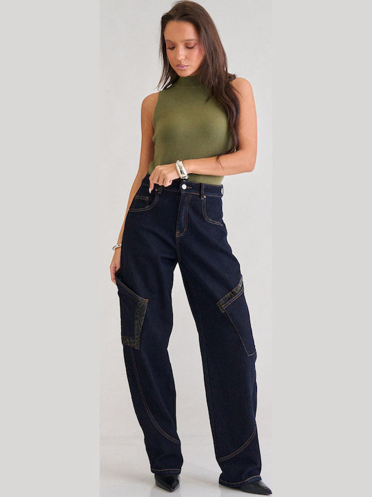 Women's Jean Pants in Balloon Leg Style