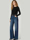 High Rise Women's Jean Pants Grey