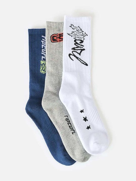 Rip Curl Herren Socken Grau Heather 3er Pack Rip Curl Herren Socken Grau Heather 3er Pack