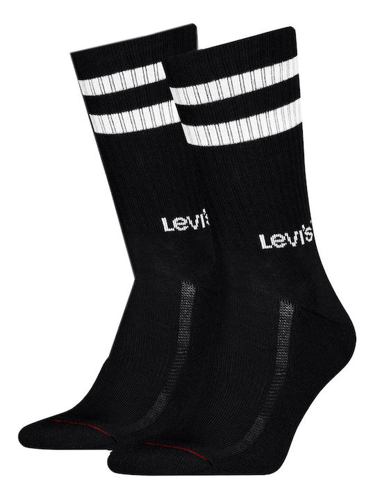 Levi's Herren Socken Mit Muster Schwarz 2er Pack