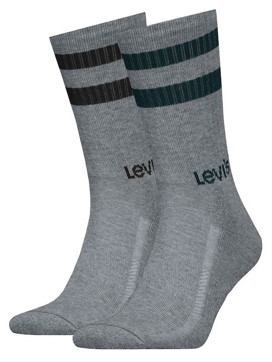 Levi's Männliche Socken Mit Mustern Grau/Grün 2...