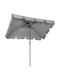 Umbrelă Pătrată Metalică Gri 1.95x1.22m