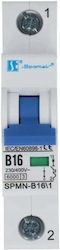 Spamel Automatischer Leistungsschalter 16A Monopolar AC Spamel Automatischer Leistungsschalter 16A Monopolar AC